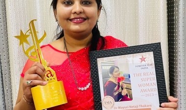 Dr. Mayuri Netaji Thakre Honored as Best Businesswoman in Ahmed Nagar