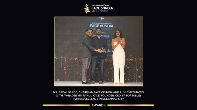 SR Portables receives Excellence in Sustainability award at Face Of India Achievers Awards