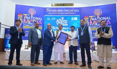 MUJ’s Media School Received NMC Award of Excellence as Best Media Institute in Research & Publication