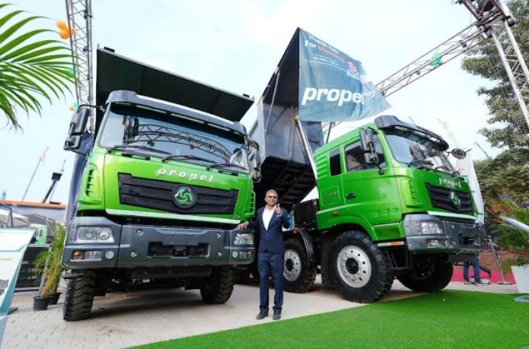 Propel Industries Launch Indigenous EV Dump Trucks at EXCON 2023