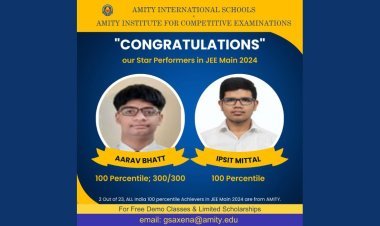 JEE Main 2024 Result: AICE Dominates in Delhi and Haryana; 23 Students Score 100 Percentile, 2 (Aarav & Ipsit) from AICE Hit the Perfect Mark; One with perfect 300 marks