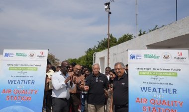 Mahindra University Collaborates with US Consulate and Bronx Community College to Install State-of-art Weather and Air Quality Monitoring Station on Campus