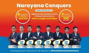 Narayana brings dreams to life in JEE Main 2024 session 1 with highest 100 percentile achievers & perfect scorers