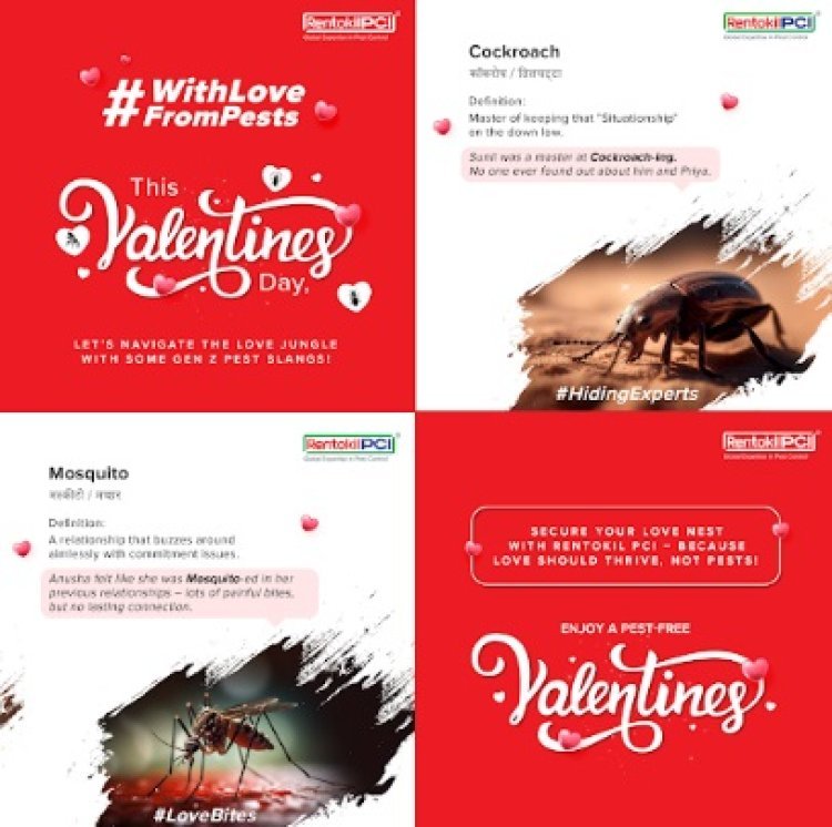 Rentokil PCI Celebrates Valentine's Day with a Quirky Campaign: #WithLoveFromPests, Infusing Gen Z Humor into Pest Control Awareness