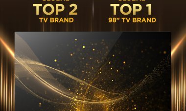 TCL Ranked as Global Top 2 TV Brand and No. 1 in 98'' TV Category for Two Consecutive Years