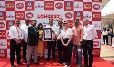 100 Years,123 Feet Dosa: MTR Celebrates 100 Years with a GUINNESS WORLD RECORDS&trade; Title for the Longest Dosa