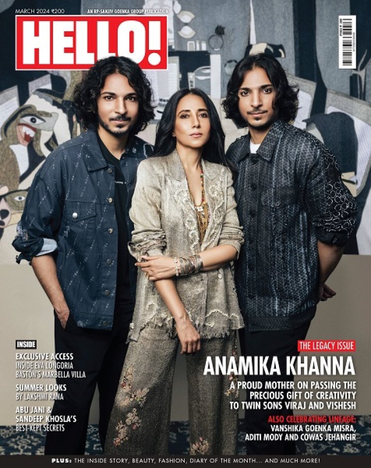 Fashion's Modern Muse Anamika Khanna Graces the Cover of HELLO! India