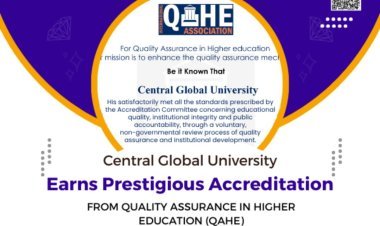 Central Global University Receives Prestigious Accreditation From QAHE, Ensuring Quality Education Globally