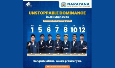Fulfilling JEE dreams, Narayana’s Stellar performance in JEE Main 2024 exams