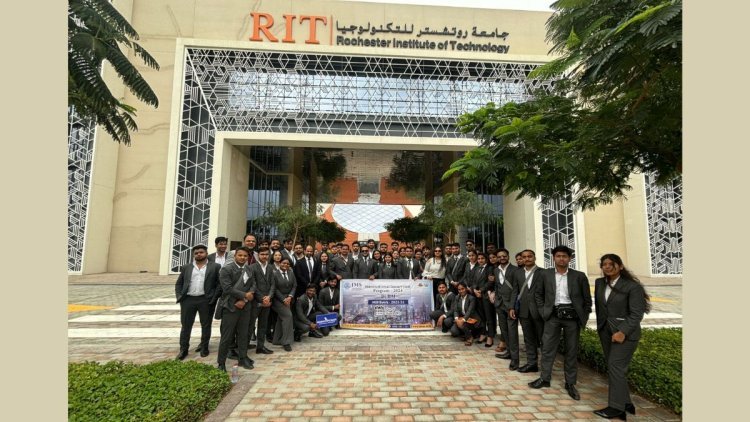 IMS Ghaziabad (University Courses Campus) MIB Students Explores New Horizons with IIP-2024 at RIT, Dubai