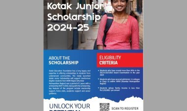 Kotak Education Foundation announces 1000 scholarships under Kotak Junior Scholarship Programme for 10th+ Students in Mumbai
