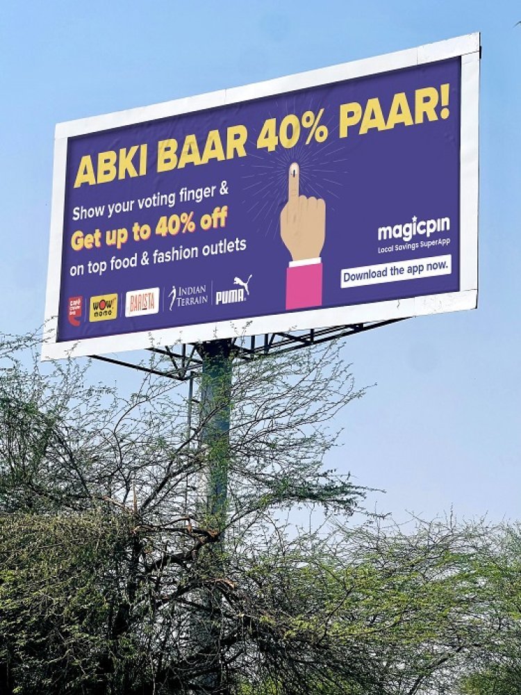 magicpin launches 'Abki baar 40% paar' campaign for Election 2024