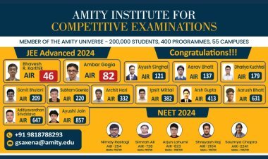 Amity Institute for Competitive Examinations (AICE) Achieved Remarkable Success in JEE Advanced 2024 and NEET 2024