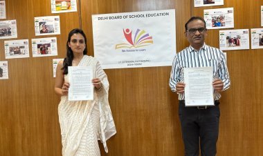 Delhi Board of School Education and MasterG and Daughters Pvt. Ltd. join Hands to Implement Applied Learning Education in Fashion Studies