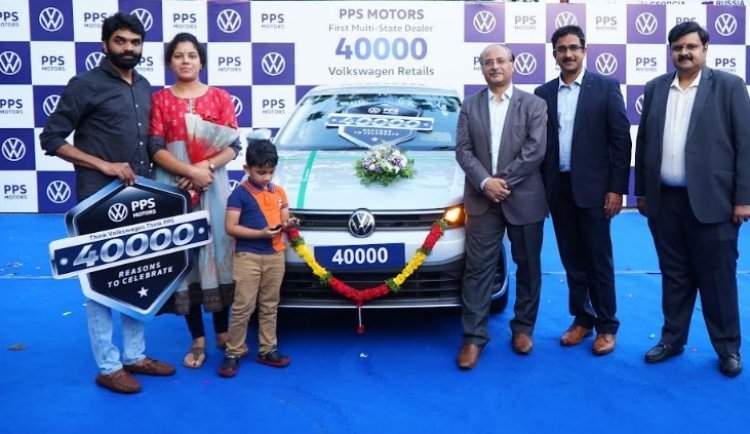 PPS Motors Achieves Historic Milestone; Becomes Country's First Multi-state Dealer to Sell 40,000 Volkswagen Vehicles in India