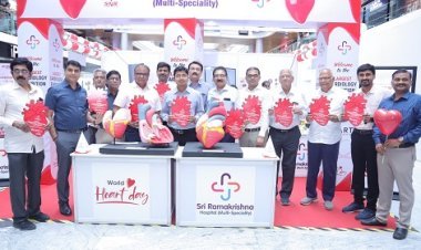 Coimbatore's Sri Ramakrishna Hospital Raises Awareness on "World Heart Day" by Emphasizing The Importance of Optimal Heart Health and The Treatments Available