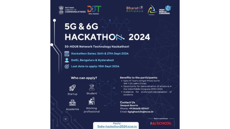 DoT Launches '5G and 6G Hackathon' and Plans WTSA Outreach Sessions