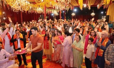 MVN Infrastructure Celebrates Navratri with a Joyous Mata Ki Chowki