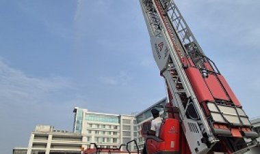 Vasai Virar Municipal Corporation Enhances Firefighting Capabilities with MAGIRUS 64 Meter Turntable Ladder