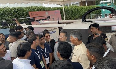 BluJ Aero's Hydrogen Electric Aircraft Lauded by Civil Aviation Minister and Andhra Pradesh Chief Minister at Amaravati Drone Summit 2024