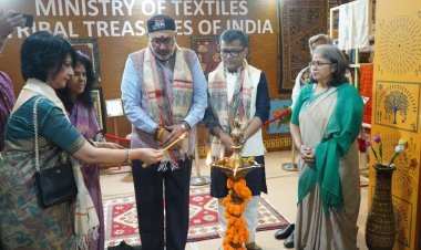 Textile Pavilion inaugurated at 43rd IITF,  Pragati Maidan by Hon’ble Textiles Minister on 16th Nov