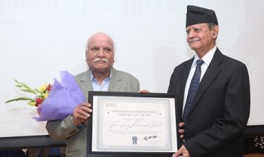 Inaugural Cheistha Kochhar Good Samaritan Award given to Suraj Prakash Vaid, the man of the Golden Hour