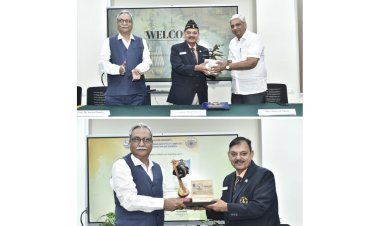 Commander Rajinder Dutta Inspires Young NCC Cadets at Sarvajanik University Event