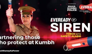 Maha Kumbh Police Equipped with Eveready Siren Torches for Effective Crowd Management for a Safer Maha Kumbh 2025