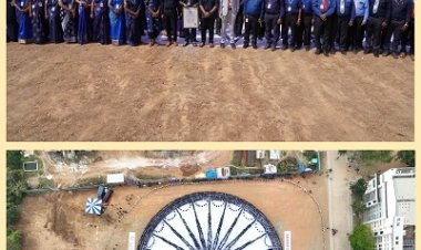 Sri Manakula Vinayagar Engineering College Sets Guinness World Record for Largest Human Ashoka Chakra