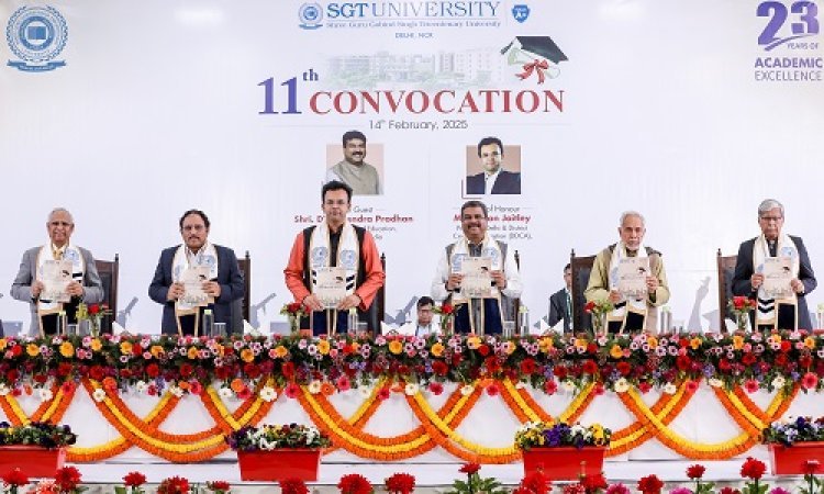 'India Will Be Restored As A Global Power', Says Dharmendra Pradhan, Education Minister at SGT University's 11th Convocation Ceremony