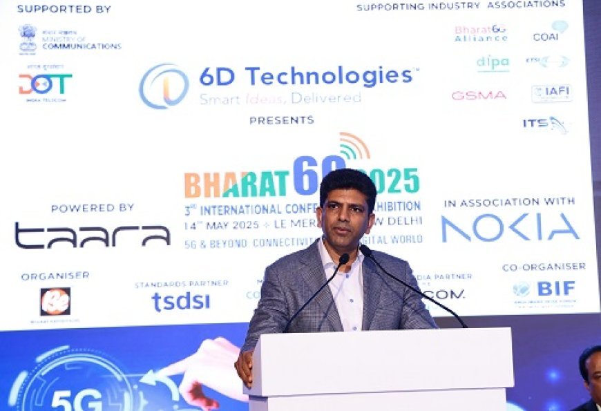 Positioning Bharat as VishwaGuru in the Global Tech Landscape says MoS for Communications, Dr. Chandra Sekhar Pemmasani at Bharat 6G 2025, New Delhi