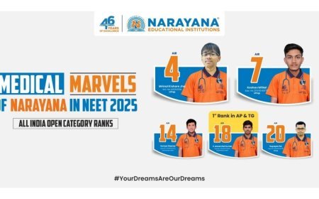 Narayana’s Legacy of Excellence Continues with NEET 2025 Top Ranks