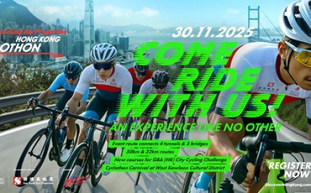 HKTB Announces 'Sun Hung Kai Properties Hong Kong Cyclothon' To Be Held on 30 November | Registration Now Open For 6,000 Cyclists