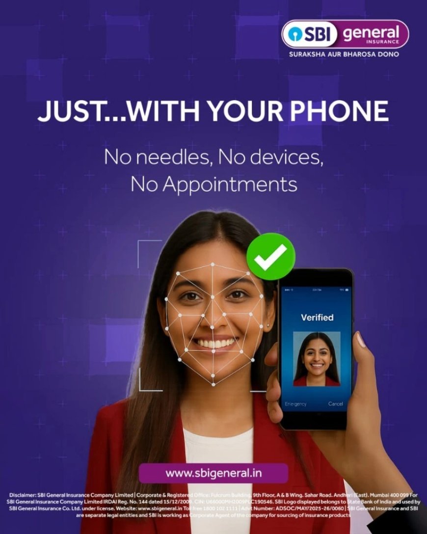 SBI General Insurance Launches Unique Health Scanning Feature on Its Mobile App