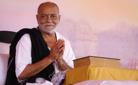 Morari Bapu Embarks on a Second Historic 'Ram Yatra' — Retracing the Sacred Footsteps of Lord Ram During Exile and Back