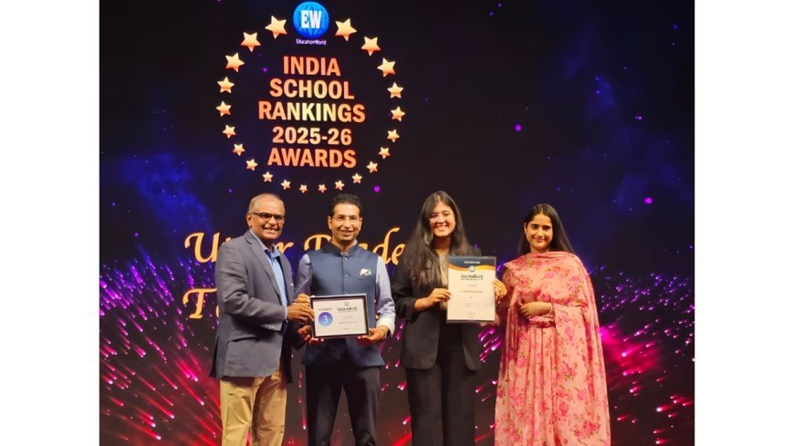 Lucknow’s GD Goenka Public School Tops CBSE Rankings, Sarvesh Goel Felicitated Udyami Ratna