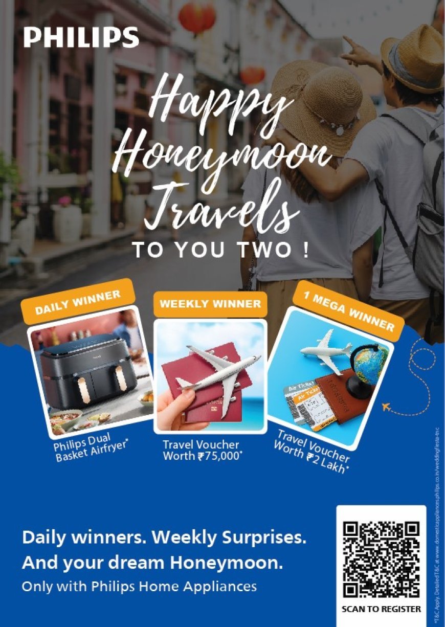 Celebrating New Beginnings: Philips Home Appliances Unveils 'Happy Honeymoon Travels' for India's Wedding Season