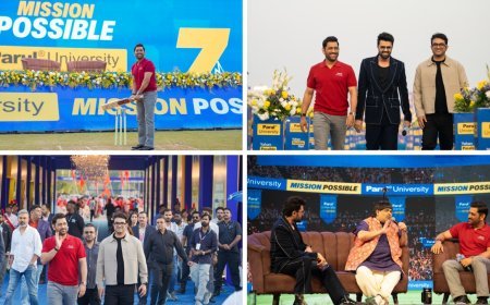 Ms Dhoni Inspires The Youth of Parul University At Its Mission Possible 2025, Telling The Nation, 'Yahan Possible Hai'