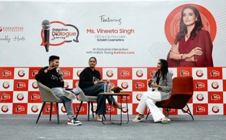 Galgotias University Hosts Inspiring Galgotias Dialogue Series Featuring Vineeta Singh, Founder & CEO, SUGAR Cosmetics