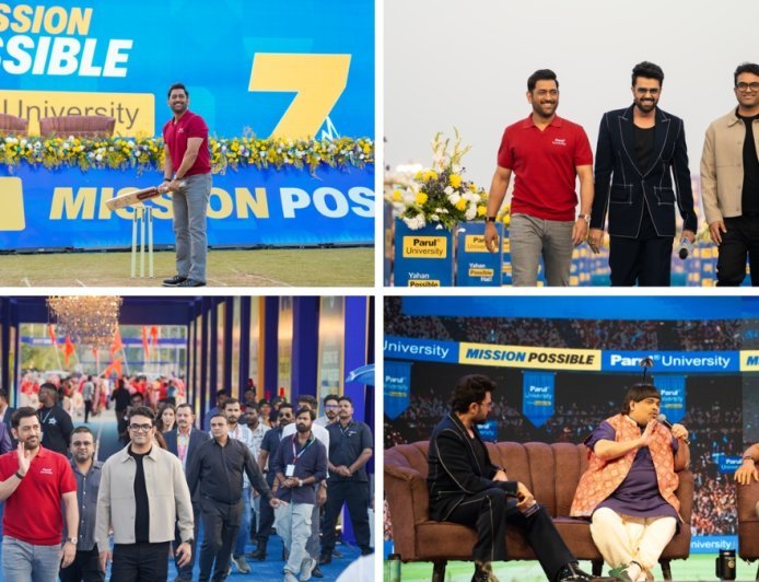 Ms Dhoni Inspires The Youth of Parul University At Its Mission Possible 2025, Telling The Nation, 'Yahan Possible Hai'