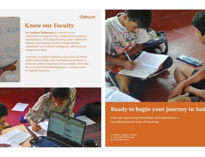 Vidyasvam Announces New Online Samskṛta Workshop Based on the Pāṇinian Method