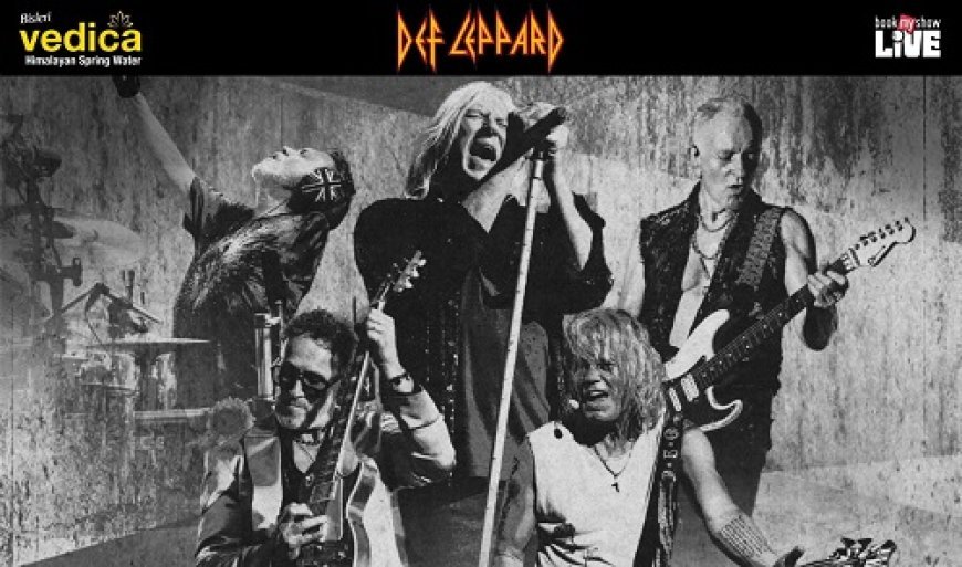 Vedica Brings Premium Hydration to Def Leppard's India Tour Across Three Cities