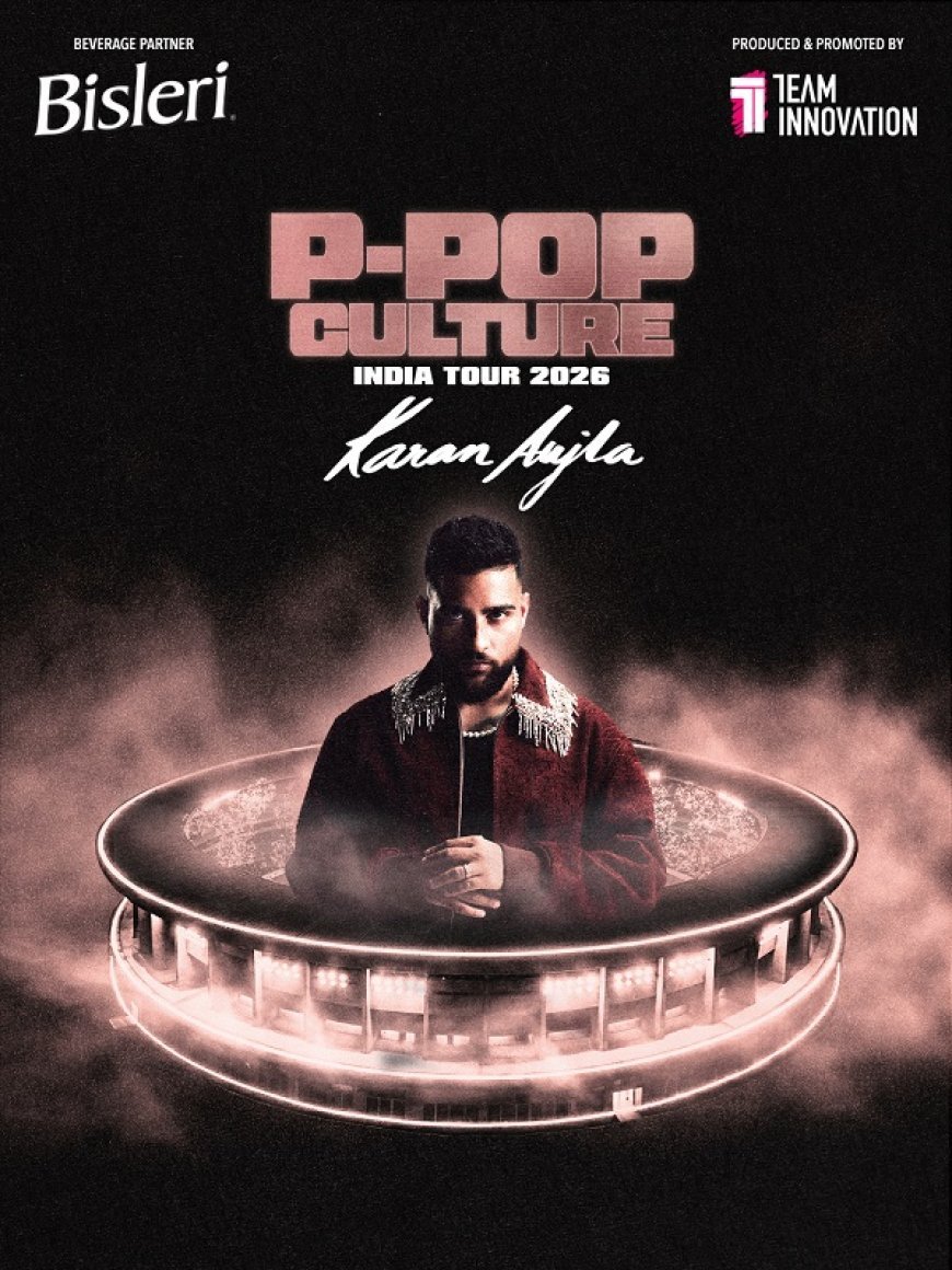 Bisleri International Partners with Karan Aujla's P-Pop Culture India Tour 2026 as Official Beverage Partner