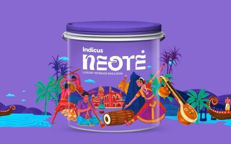 Indicus Paints Unveils Neote, India's First Luxury Paint Brand Inspired by Tamil Cultural Heritage