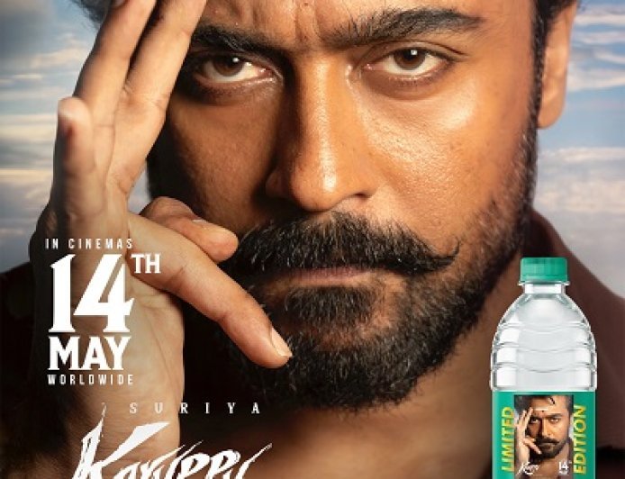 Bisleri Launches Limited-Edition Karuppu Packs Featuring Suriya