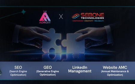 The Adroit Wins SEO, GEO, LinkedIn Management & Website AMC Mandate for Sebone Technologies