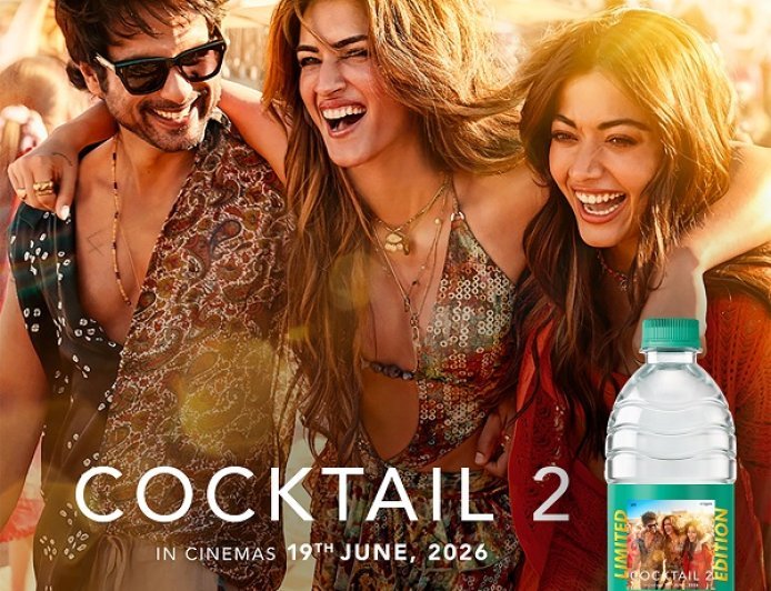 Bisleri Launches Limited-Edition Cocktail 2 Bottles Featuring Shahid Kapoor, Kriti Sanon and Rashmika Mandanna