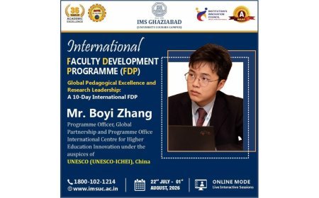 IMS Ghaziabad (University Courses Campus) to Host International Faculty Development Programme with UNESCO-ICHEI Expert