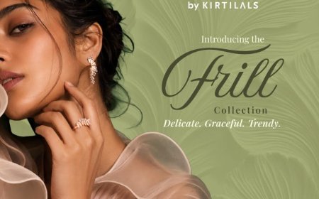 Glow by Kirtilals Unveils 'The Frill Collection': A Contemporary Natural Diamonds Collection, Inspired by Graceful Movement