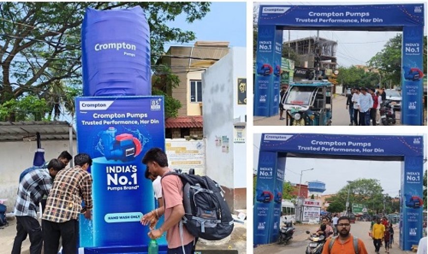 Crompton Pumps Showcased Trusted Performance to Rath Yatra by Building an Immersive Consumer Experiences to Highlight the Story Behind Every Water Moment